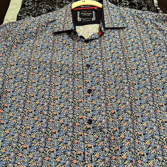 Silver Stone casual button down shirt.  Brand new XXXL, modern fit. Runs smaller - Picture 8 of 8